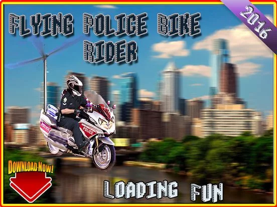 Изображение игры: Flying Motorcycle – Real Police Pilot Helicopter