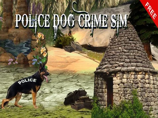 Изображение игры: Dog Crime Chase 2016- Offroad Police Racer Dog Simulator with Criminal Sniffer Hill Climb Missions