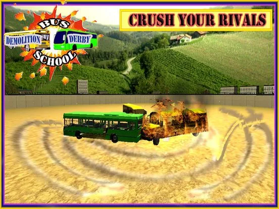 Изображение игры: School Bus Demolition Crash Championship - Derby Racing Simulator