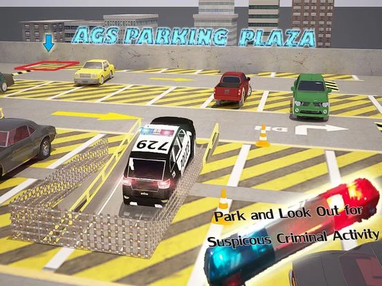 Изображение игры: MultiStorey Police Car Parking 2016 - Multi Level Park Plaza Driving Simulator 3D