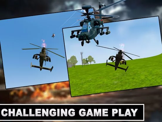 Изображение игры: Modern Helicopter Battle 3D - Gunship Strike Sim