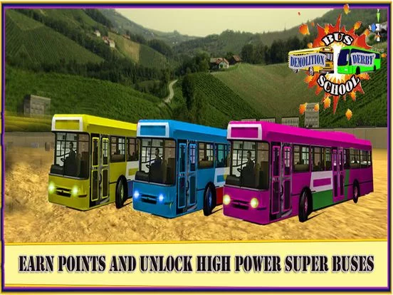 Изображение игры: School Bus Demolition Crash Championship - Derby Racing Simulator
