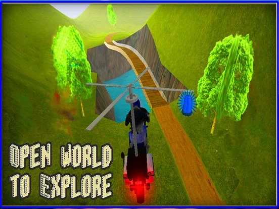 Изображение игры: Flying Motorcycle – Real Police Pilot Helicopter