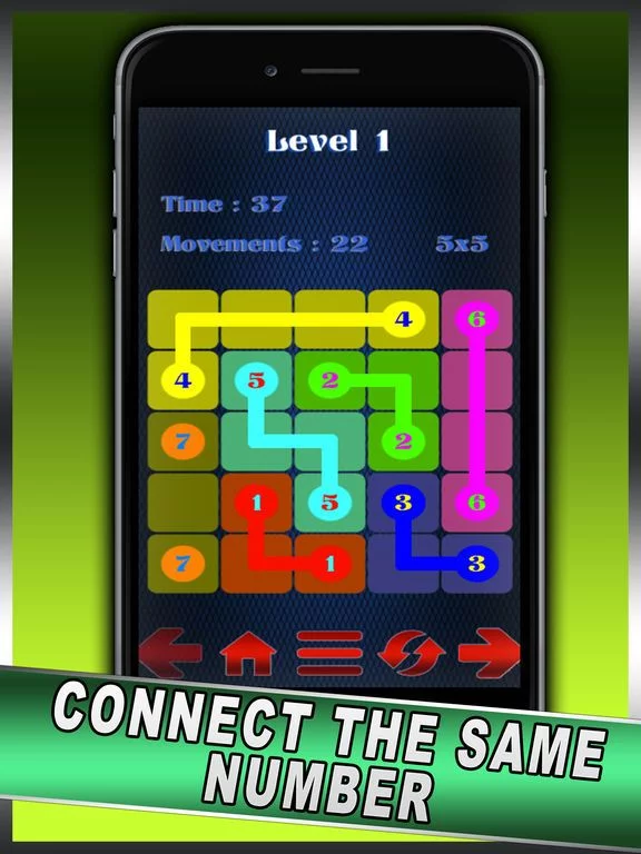 Изображение игры: Cross Connect the Glow-ing Color Dots Pro
