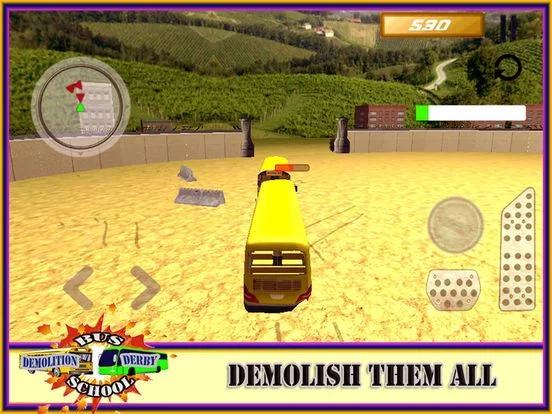 Изображение игры: School Bus Demolition Crash Championship - Derby Racing Simulator