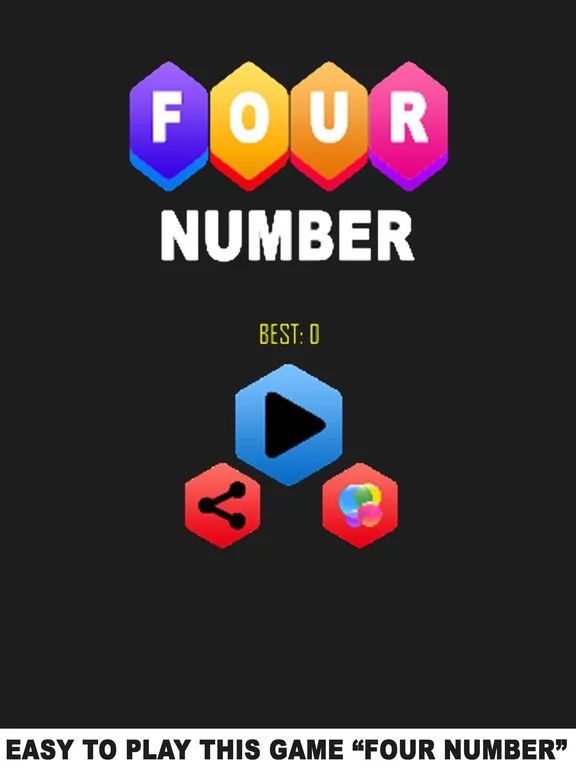 Изображение игры: The Four Number - Hexa Puzzle Game