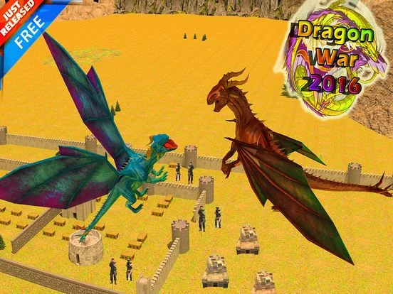 Изображение игры: Legendary Dragon 2016 - Flying Raptor Strike Military Commando, Iron Tanks n Gunship Choppers