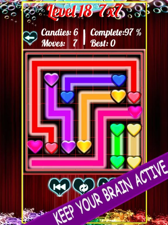Изображение игры: Heart To Heart Connect Game