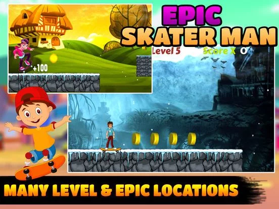Изображение игры: Epic Skater Man 3D