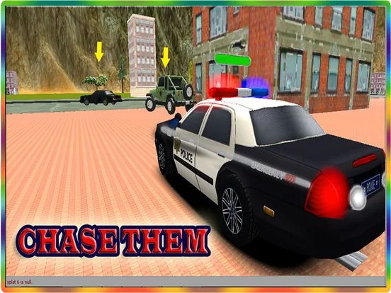 Изображение игры: Police Car Crime Chase 2016 - Reckless Mafia Pursuit on Asphalt Racing with Real Police Driving Action with Lights and Sirens