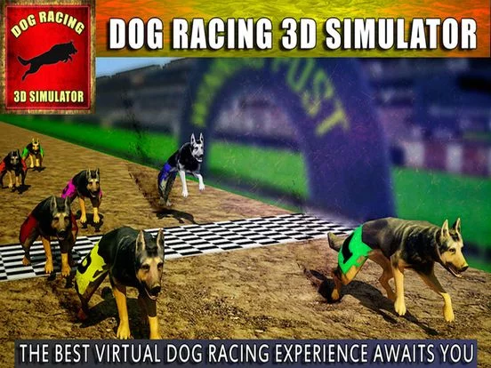 Изображение игры: Race Dog Racer Simulator 2016 – Virtual Racing Championship with Real Police Dogs