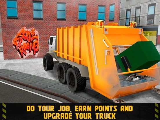Изображение игры: City Garbage Truck Driving Simulator 3D Full