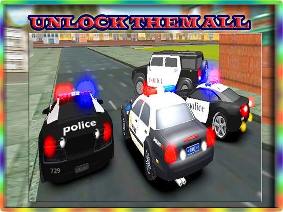 Изображение игры: Police Car Crime Chase 2016 - Reckless Mafia Pursuit on Asphalt Racing with Real Police Driving Action with Lights and Sirens