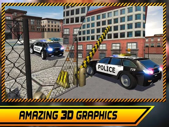 Изображение игры: Real Police Car Parking Simulator 3D Game