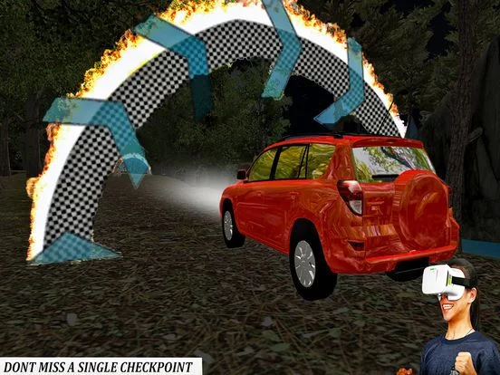 Изображение игры: VR Asphalt Prado :4x4 Forest Race pro