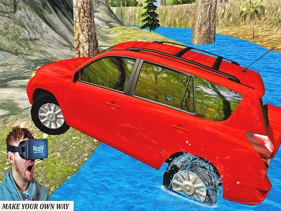 Изображение игры: VR Asphalt Prado :4x4 Forest Race pro