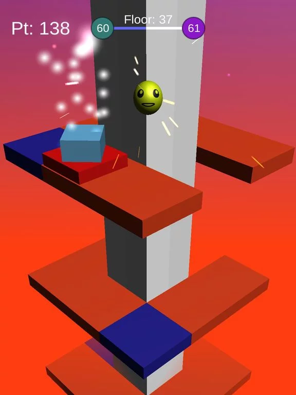 Изображение игры: Ball Helix Tower