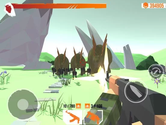 Изображение игры: Dino Gun 3D: jurassic survival