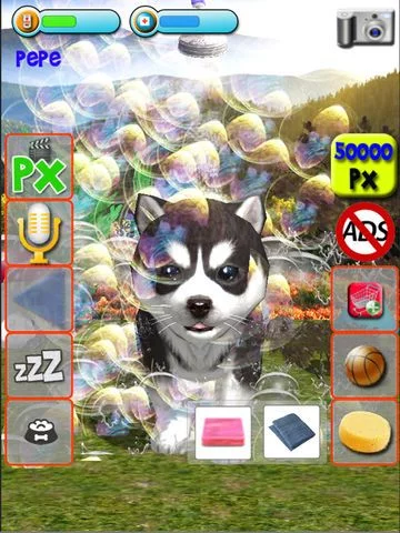 Изображение игры: Talking Puppies, virtual pets to care, your virtual pet doggie to take care and play