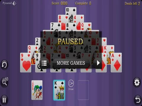 Изображение игры: AAA Pyramid Solitaire