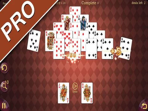 Изображение игры: Awesome Pyramid Solitaire Pro
