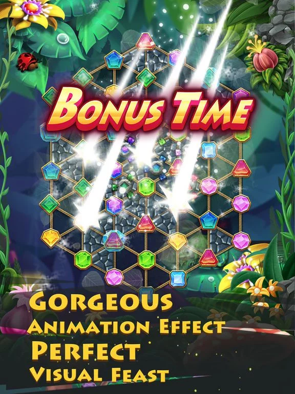 Изображение игры: Maya Jungle Jewels Rotate and Match!