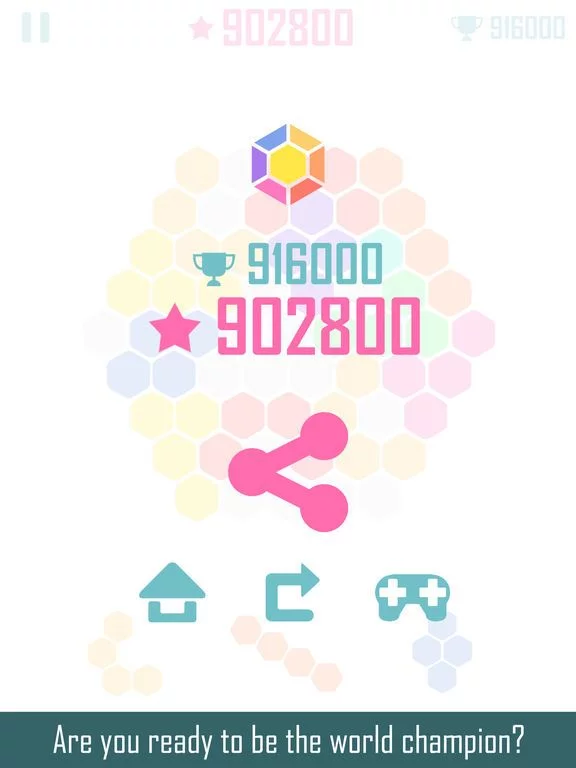 Изображение игры: Fill Grid Square & Hexagon blocks fever hex puzzle