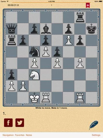Изображение игры: Mate in 1? OK!