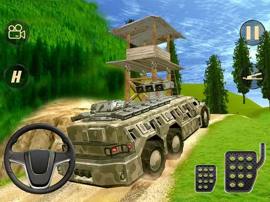Изображение игры: US Army 6x6 Off-Road: Truck Driving Simulator Game