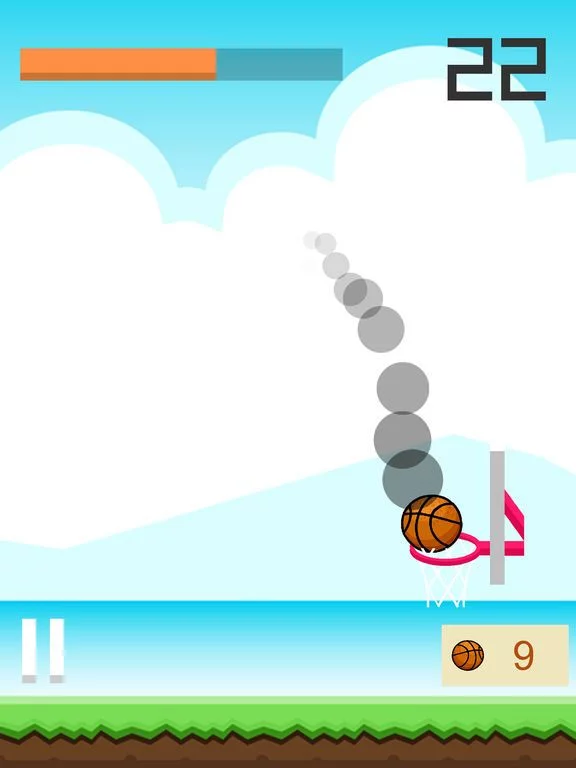 Изображение игры: Flappy Ball - Tap To Dunk