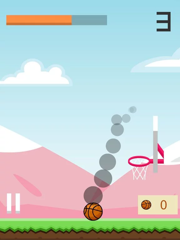 Изображение игры: Flappy Ball - Tap To Dunk