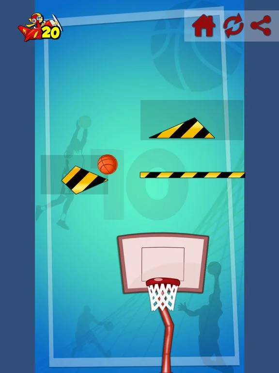 Изображение игры: Basket Birds - The Space Shoot