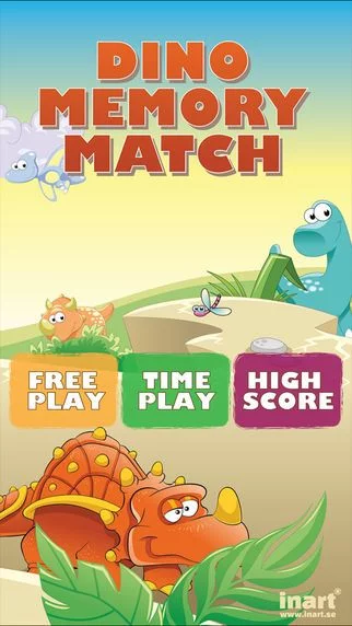 Изображение игры: Dino Memory Match