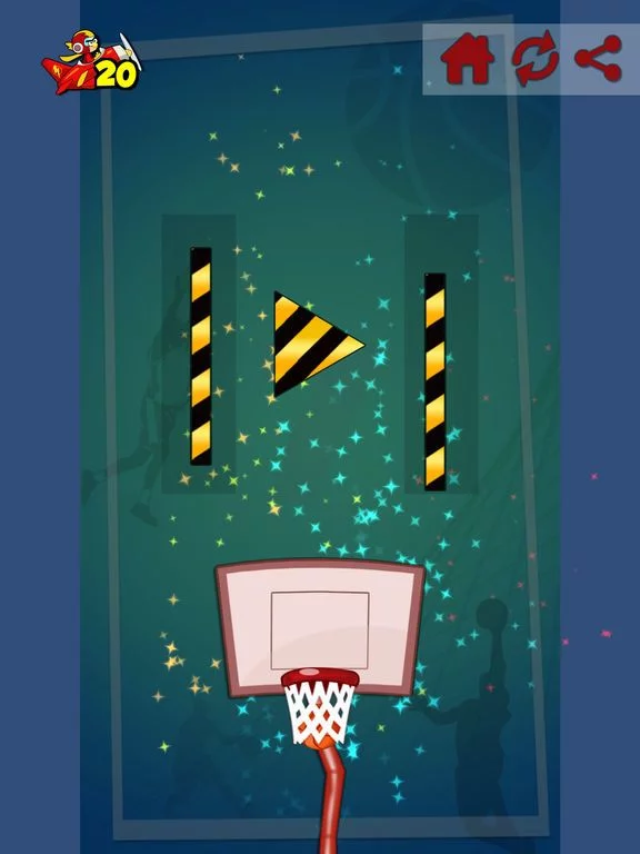 Изображение игры: Basket Birds - The Space Shoot