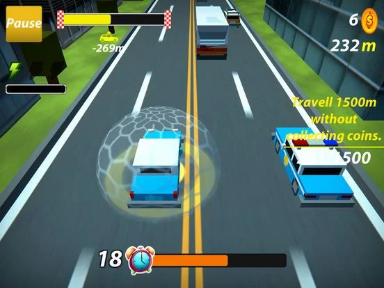 Изображение игры: Traffic Highway - Blocky Mods