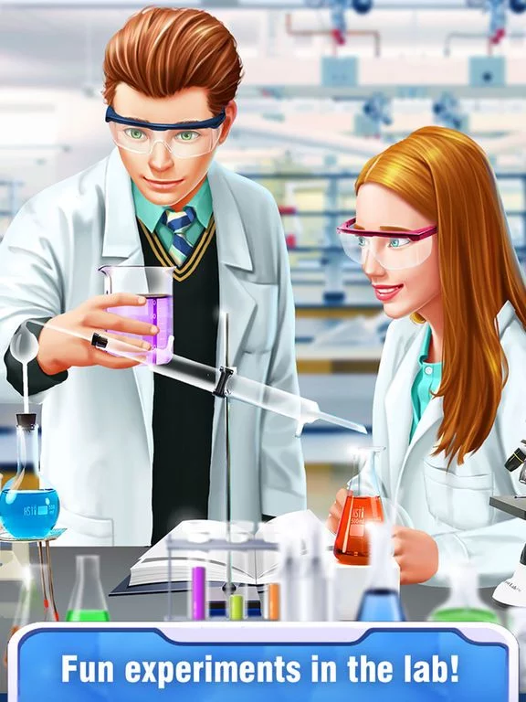 Изображение игры: High School Science Lab - Scientist Girls Salon