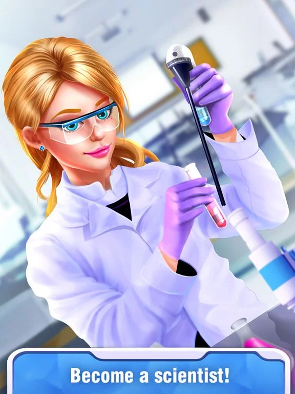 Изображение игры: High School Science Lab - Scientist Girls Salon