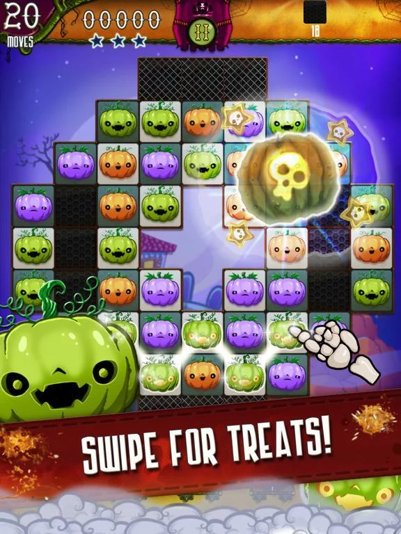 Изображение игры: Halloween Swipe