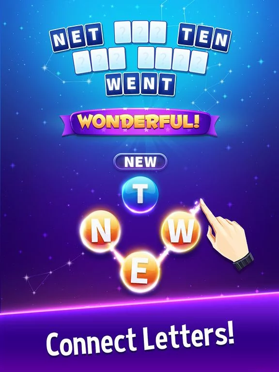 Изображение игры: Word Stars - Swipe & Connect