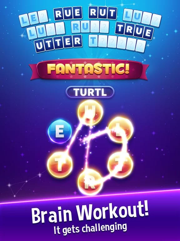 Изображение игры: Word Stars - Swipe & Connect