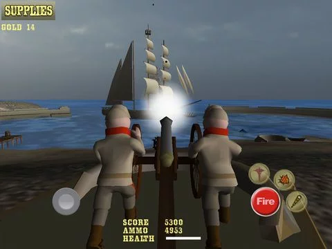 Изображение игры: AAA American Civil War Cannon Shooter: Defend the Reds or Blues and Win the War