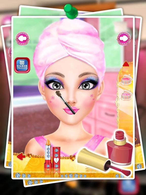 Изображение игры: fashion doll beauty salon - makeover game