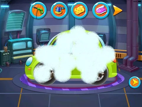 Изображение игры: Car cleaning & washing game