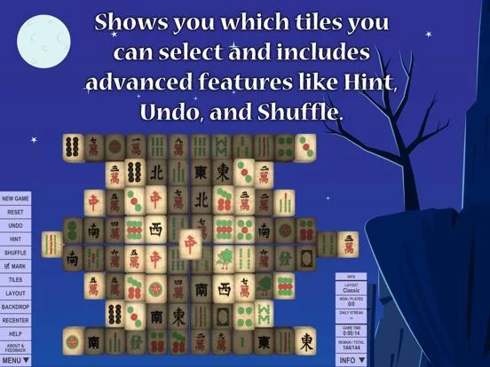 Изображение игры: Free Mahjong Tiles Solitaire