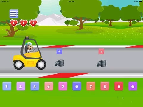 Изображение игры: Car typing game for toddlers