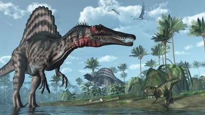 Изображение игры: Jurassic Survival VR