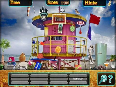 Изображение игры: Florida to New York Vacation Travel - Hidden Object Spot and Find Objects Differences Photo Game