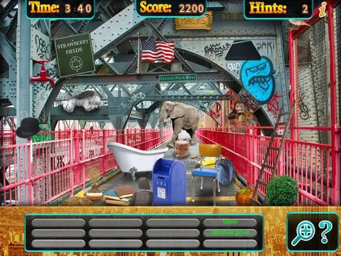 Изображение игры: Florida to New York Vacation Travel - Hidden Object Spot and Find Objects Differences Photo Game