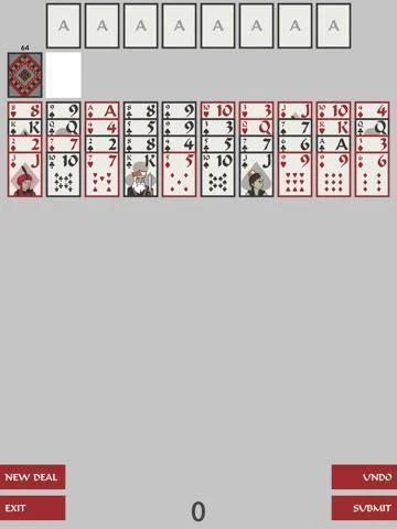 Изображение игры: Forty Thieves Solitaire