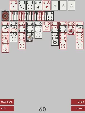 Изображение игры: Forty Thieves Solitaire